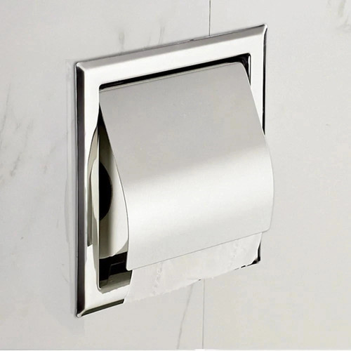 Recessed paper holder - recessed,