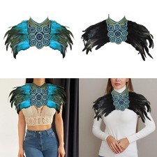 Artificial Feather Shrug Shawl