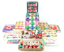 Vintage Christmas Bauble Ornament Huge Job Lot 115+ Multicoloured Decor - EHB