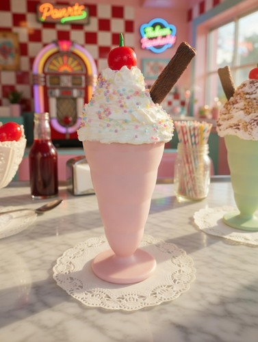 Handmade faux ice cream - handmade,