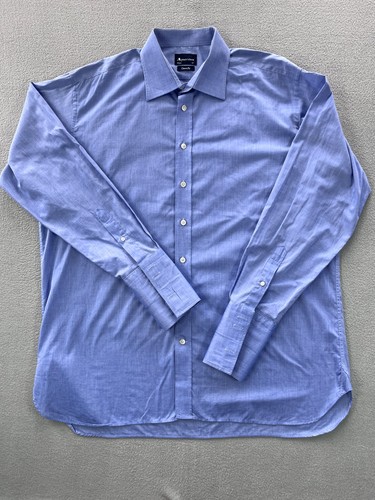 Aquascutum shirt mens blue - aquascutum,