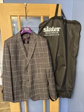 Slaters Fellini Brown Check 3