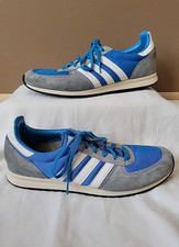 Adidas Men's Adistar Racer V22767 Sneakers Gray Blue Suede Running Shoes Sz 8.5