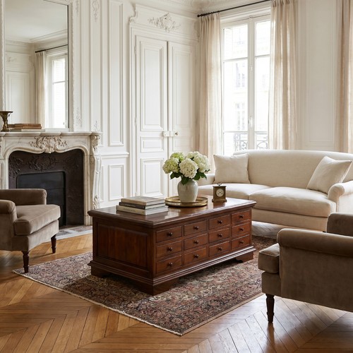 Mahogany coffee table - coffee,