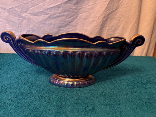 Sadler large trophy vase blue - sadler,
