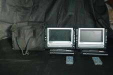 in car entertainment system Dual Portable DVD Player with 7" LCD Display