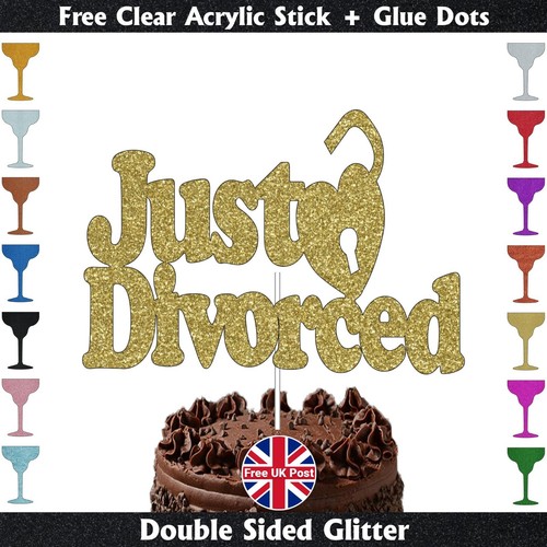 Just divorced glitter cake - just,