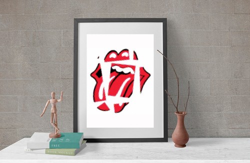 Rolling stones original - a4,