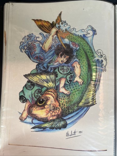 Tattoo flash vintage 80s - a3,