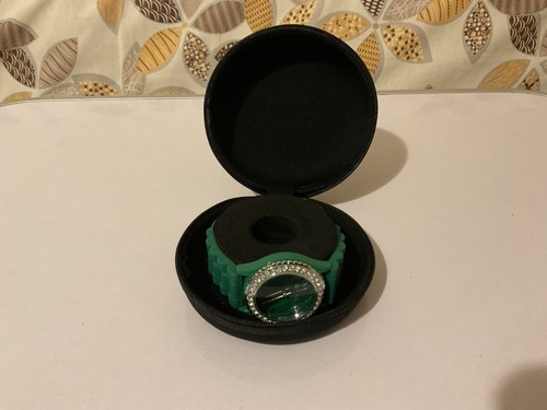 Green geneva chronograph band - chronograph,