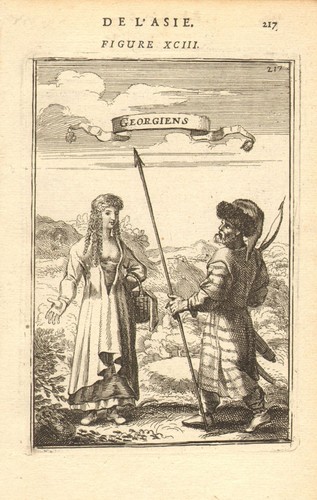 Georgian costume georgiens - costume., 'georgiens'