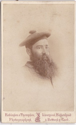Cdv photo bearded man - -,