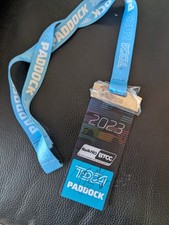 SIGNED Tom Chilton British Touring Car TOCA BTCC 2023 Paddock Pass