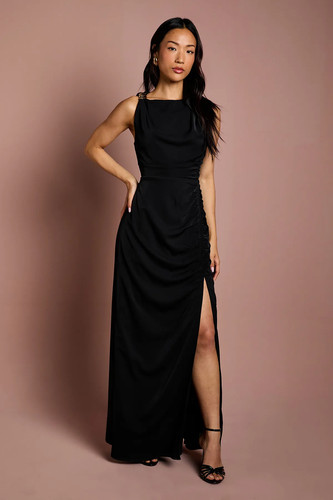 Coast black maxi dress - black,