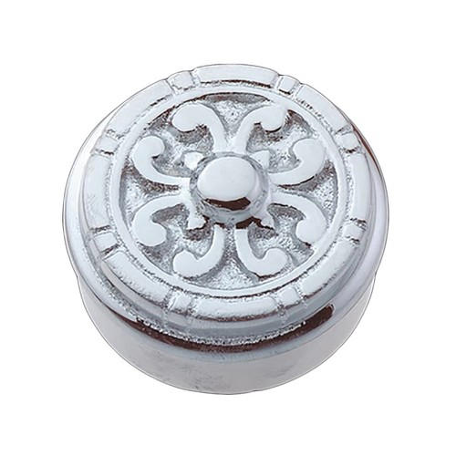 Carved bar rail end plug - bar, cap