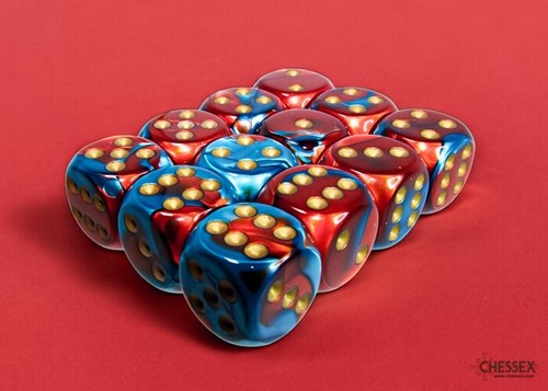 Chessex 16mm gemini dice - d6,