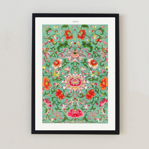 Vintage 1896 botanical floral - 1896,