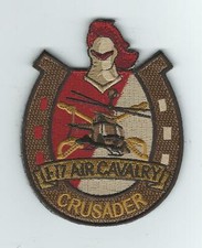CRUSADER TROOP 1-17 CAV  "THEIR LATEST" desert patch
