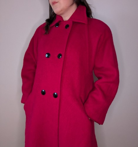 Vintage pink windsmoor - pink, wool