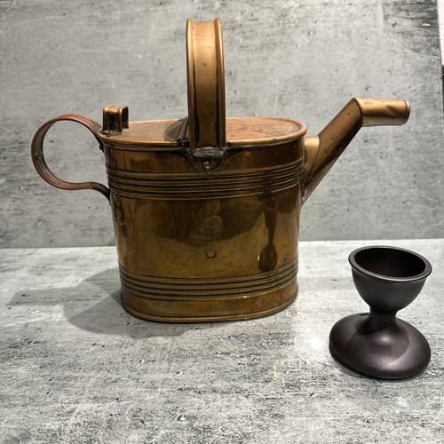 Antique brass watering can - watering,
