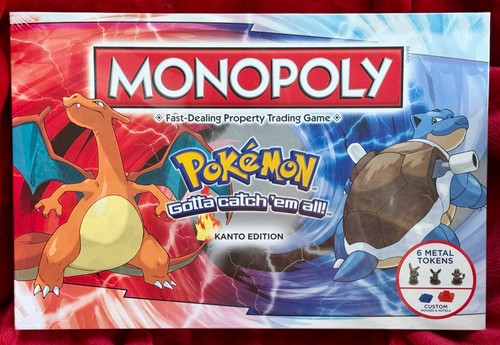 Pokemon monopoly game kanto - pokemon,