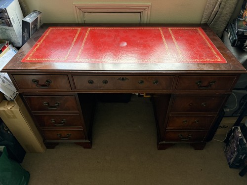 Vintage captain desk twin - vintage, captain's
