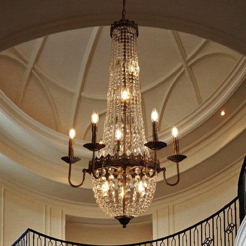 Crystal chandelier light - crystal,