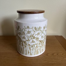 Vintage 1970s Hornsea Pottery Fleur Very Large Storage Jar Excellent 