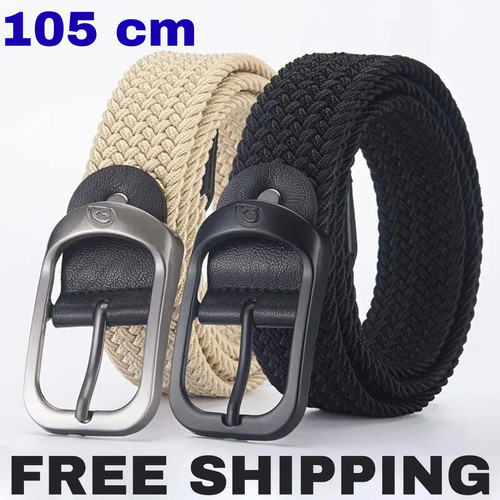 Woven elastic belt casual - woven,