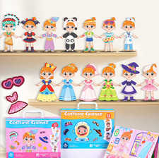 Magnetic Dress-Up Doll Set