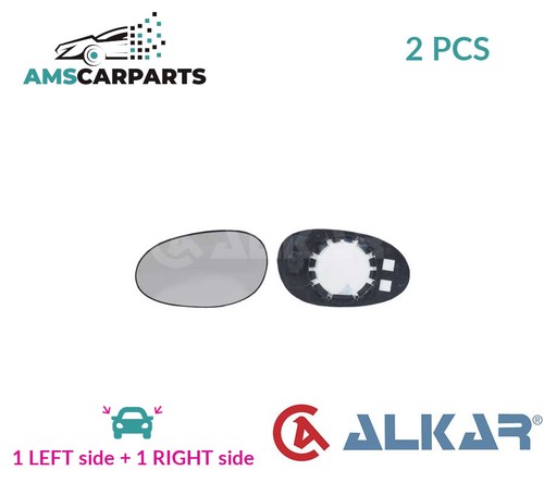Rear view mirror glass pair - glass,
