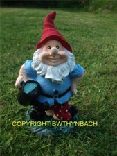 NEW DESIGN RUBBER LATEX MOULD MOLD SMALL GARDEN GNOME AND WATERING CAN ORNAMENT