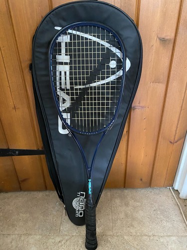 Squash racket with case head - racket,
