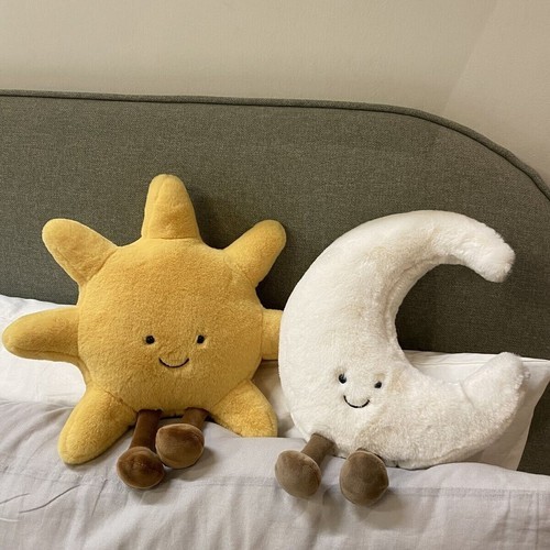 Cute smile moon sun - smile, plushie