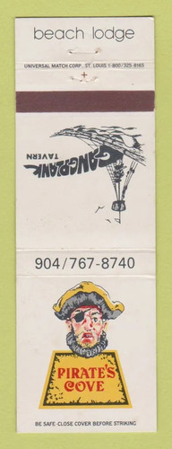 Matchbook cover pirate s - -, pirate's
