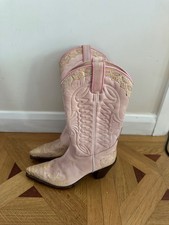 Baby pink  R Soles Cowboy Boots size 3