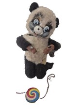 Vintage cloth textured panda - vintage,