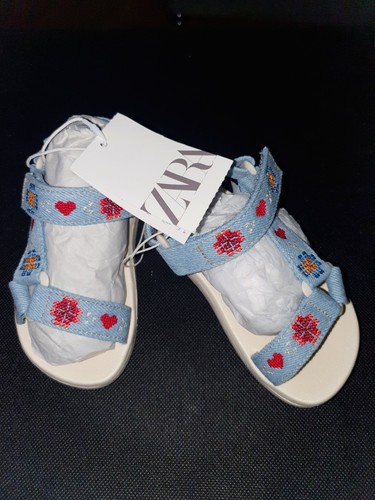 Zara kids denim embroidered - zara,