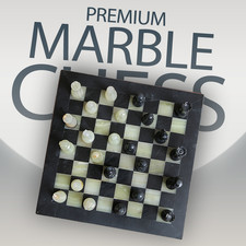 Onyx Marble Chess Pieces &