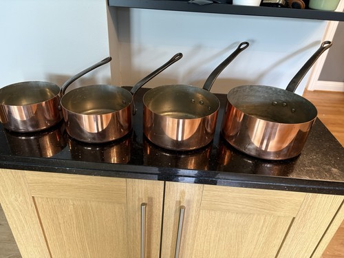 Copper pan set french - pan, 4