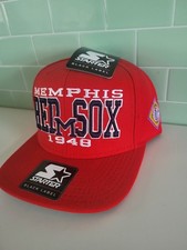 Memphis Red Sox 1948 Starter Black Label Baseball Cap Hat Snapback New with Tags