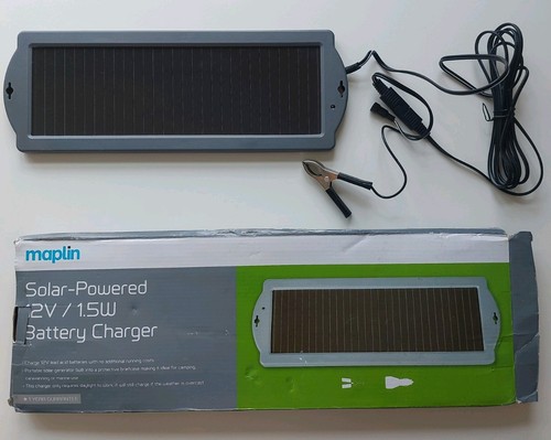 Maplin 12v solar battery - solar,