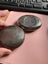 2 x Antique Hammered Pewter