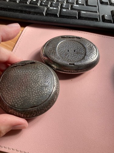 Antique hammered pewter - 2,