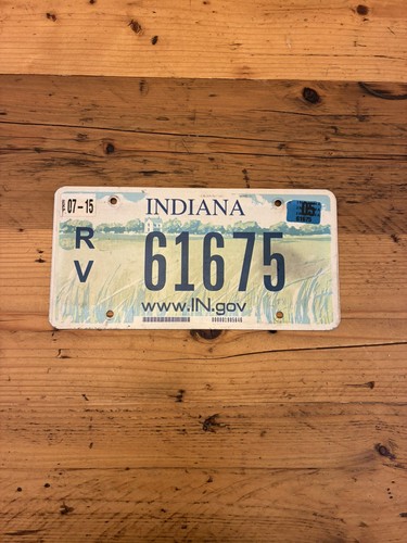 Vintage indiana license - indiana,