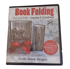 Book Folding By Debbi Moore Cut And Fold  Volume 2 Christmas  12 Unique Patterns
