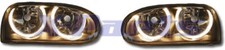 Fk Angel Eyes Headlights Golf 3 Black Gti Tdi New E-Mark New