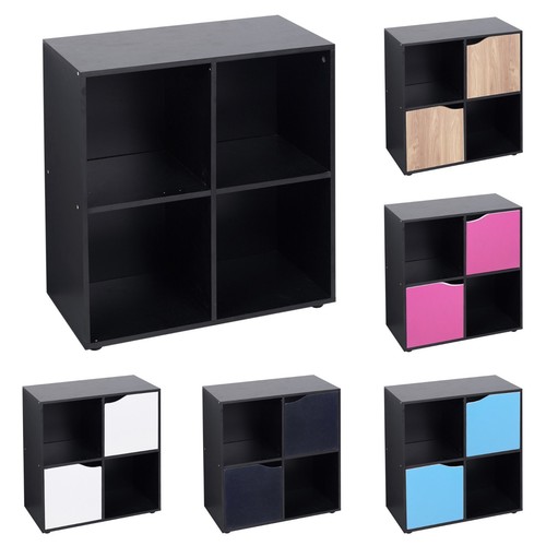 Cube wooden bookcase - 6,
