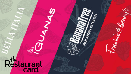 The restaurant card - the,