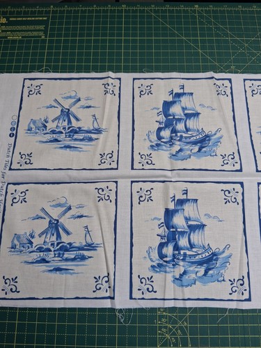 Dutch heritage cotton fabric - dutch,